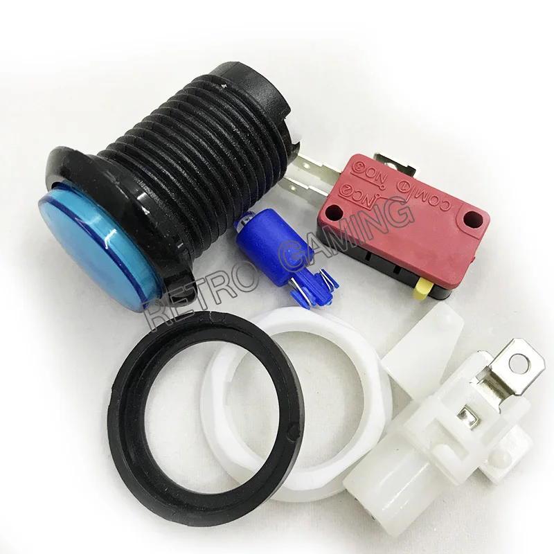 Светодиодный кнопочный 12 в 28 мм отверстие для мыши светодиодный светильник с