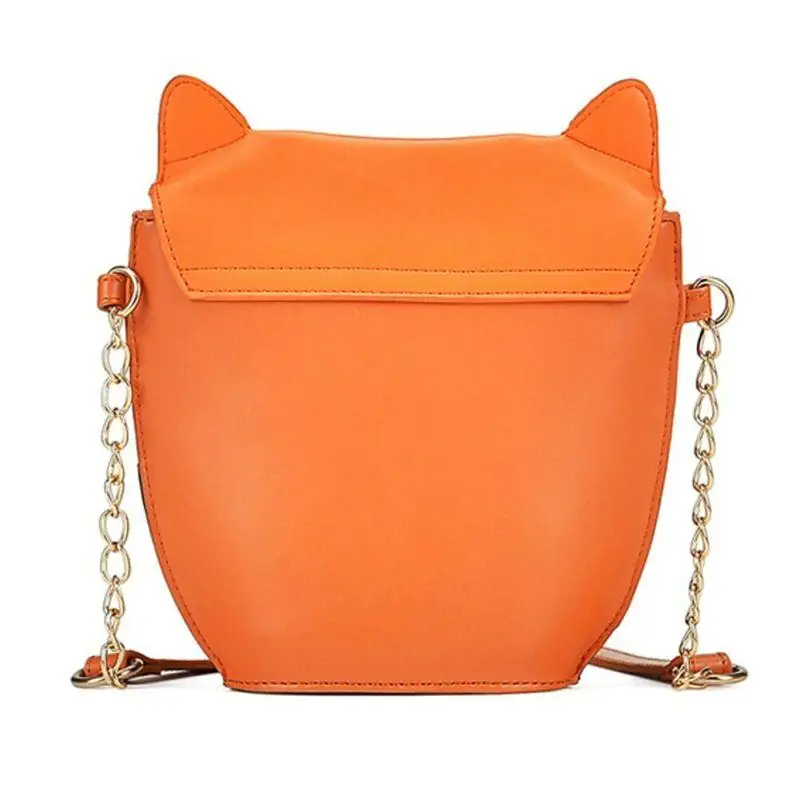 Новинка 2020 модные женские кожаные сумки мультяшная сумка Сова лиса на плечо для