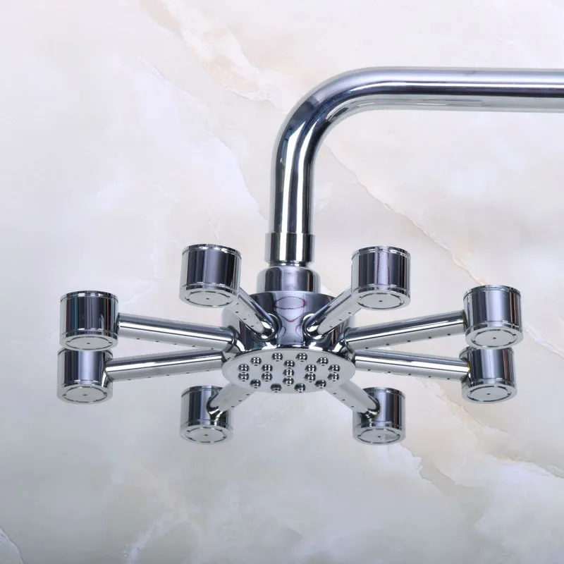 Полированная хромированная насадка для душа распылители верхняя Дождевого