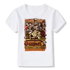 Модная футболка для мальчиков и девочек с принтом гооны никогда не говорят, Детская футболка Астория, детские топы, футболка, детская одежда, ooo793