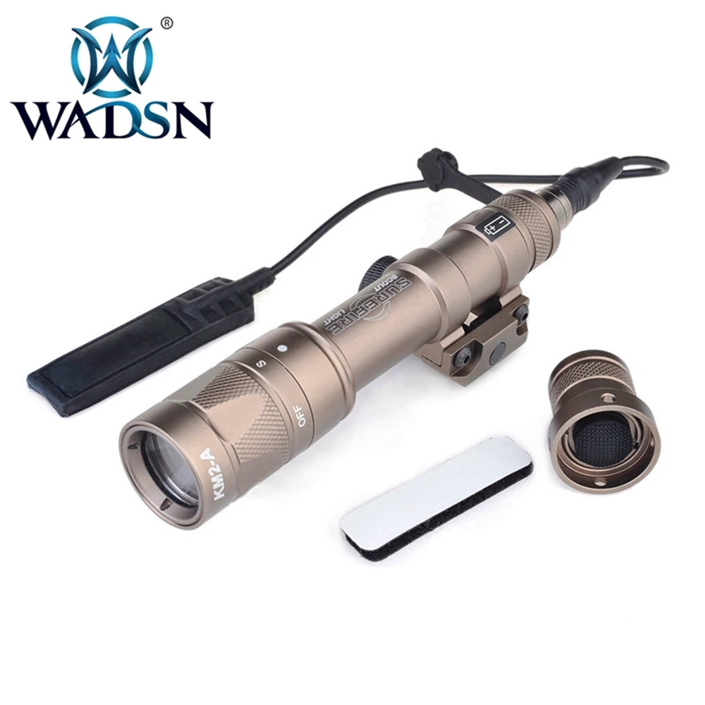 WADSN Surefir страйкбол тактический оружейный пистолет светильник M600W Скаут светильник светодиодный полная новая версия Softair фонарь WEX377 охотничья лампа в форме пистолета