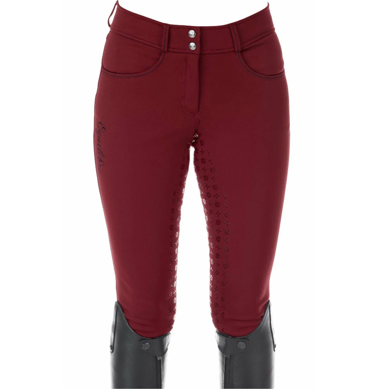 Женские штаны для верховой езды Кожаные Брюки с карманами и молнией