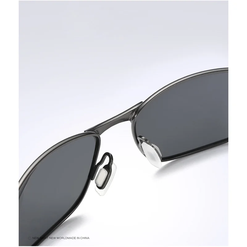 Мужские солнцезащитные очки брендовые прямоугольные в стиле пилота лето 2019 |