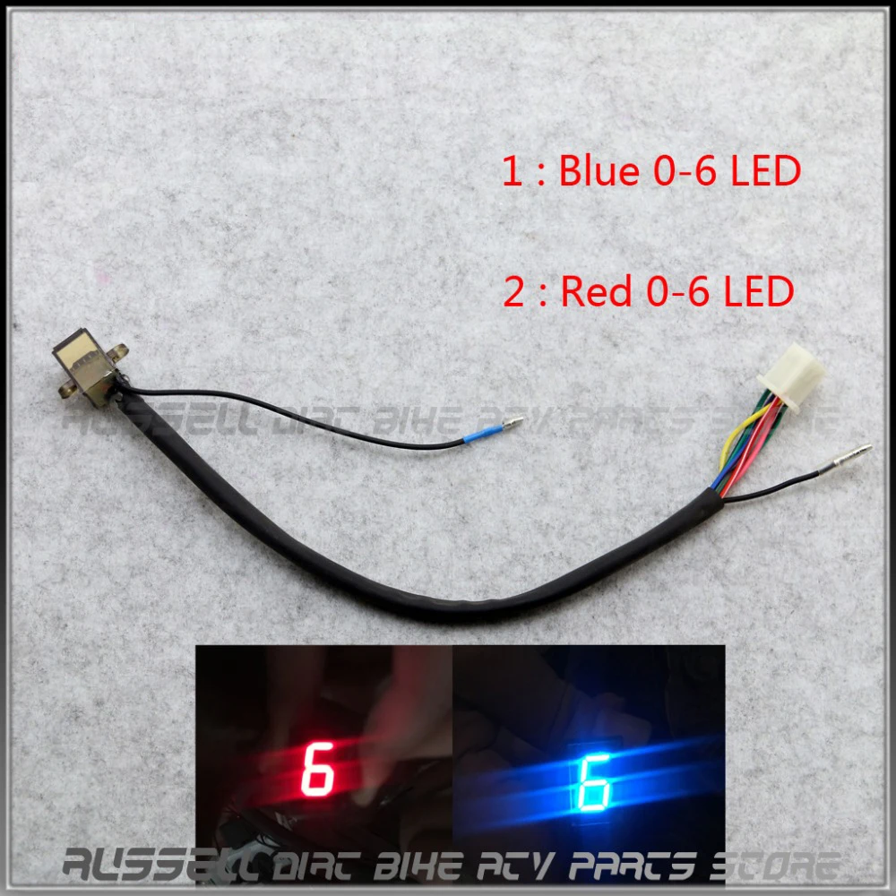 6-Скоростной дисплей светодиодный индикатор мотор-редуктора светильник вая