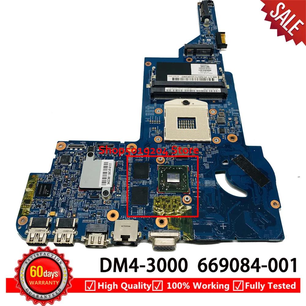 

Материнская плата для ноутбука HP DM4 669084-001, материнская плата 48.4QC05.011