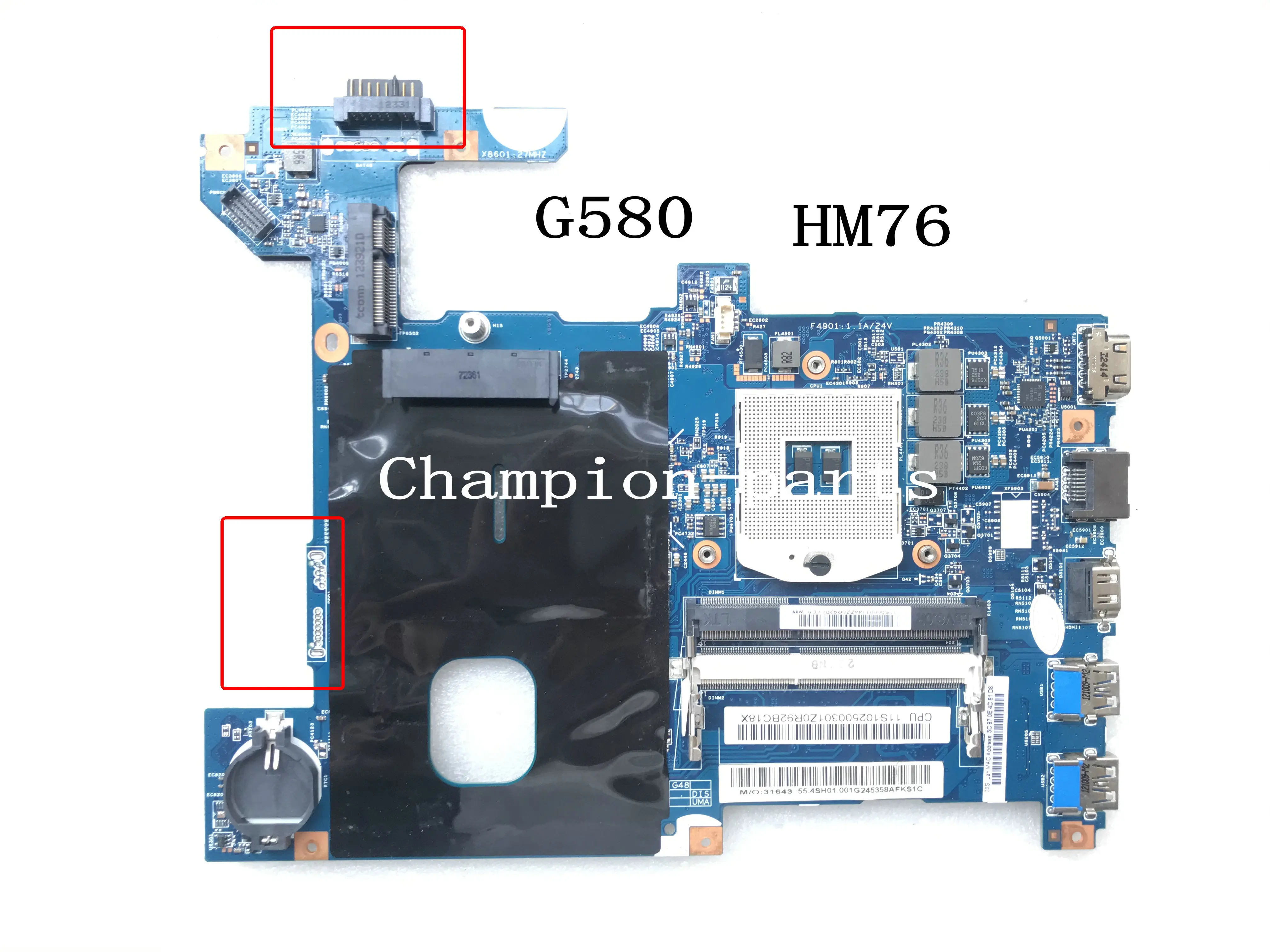 

Материнская плата для ноутбука Lenovo G580 LG4858L UMA MB 48,4sg16. 011 11291-1 HM76 DDR3, полностью протестирована