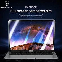 SmartDevil Screen Protectors For Macbook Air 13 A1466/A1369 13.3 inch Film For Macbook 2019 Tempered Glass HD Clear Full Cover
