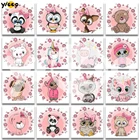 Квадратнаякруглая алмазная живопись, вышивка, милое животное, детская серия, мозаика, вышивка крестиком, Декор, подарок TX59