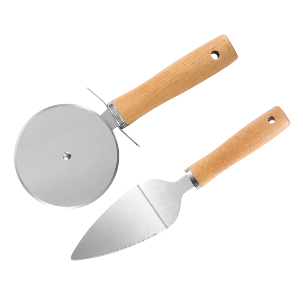 Набор из 2 предметов для разделения пиццы нержавеющей стали |