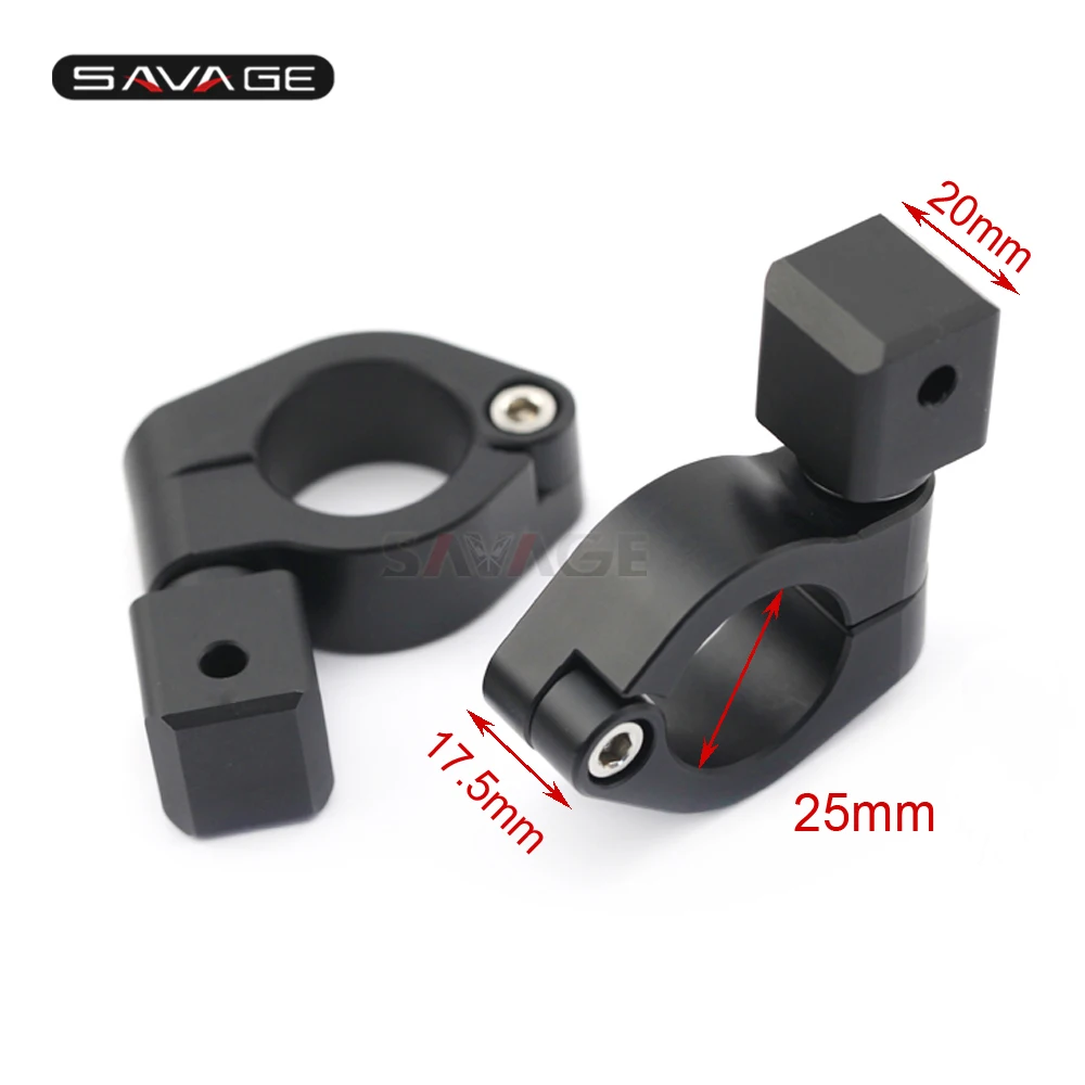 Универсальный 25 мм для вождения Aux светильник s держатель кронштейн передний головной светильник мотоциклетные Противотуманные фары аксессуары Запчасти ЧПУ