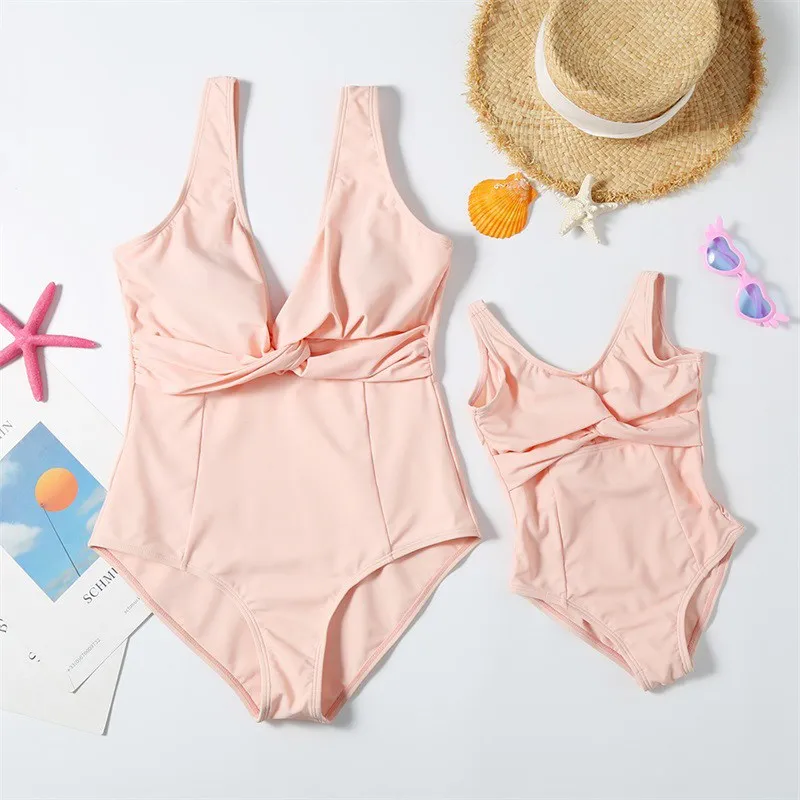 

Mother Daughter Bikini Swimwear Beach Bath Swimsuits Family Look Mommy And Me Clothes Mom And Daughter Matching Dresses Outfits