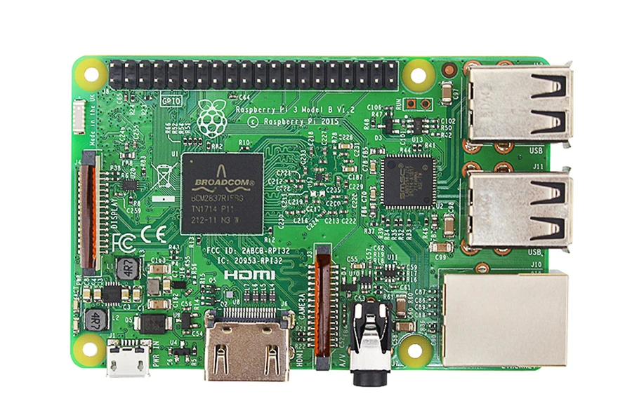 Raspberry Pi 3 Model B стартовый набор Pi 3+ акриловый чехол+ 2.5A блок питания+ USB кабель+ вентилятор+ радиатор RPI 3