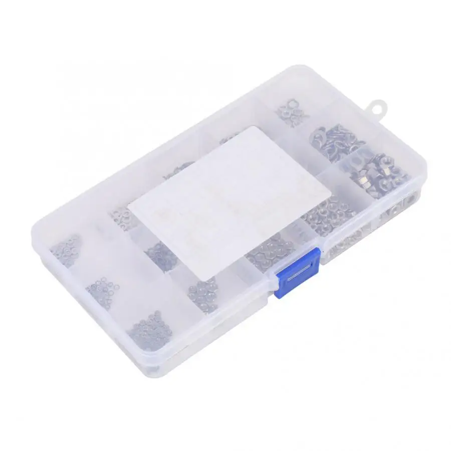 Плоская шайба 750 шт. эластичная набор гаек оборудование из нержавеющей стали