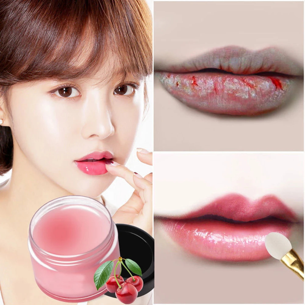

15g 3g Lip Balm Cherry Sleeping Lipstick Mask Nourish Base Makeup Lipgloss Hygienic Lips Care Moisturizer Cream