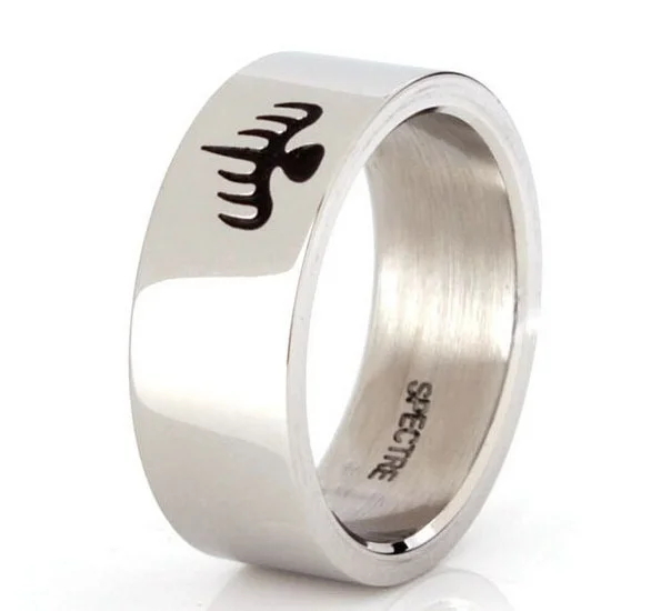 

3 Color Fashion Movement Star Same Style Ring Men's Exquisite High-Gloss Smooth Ring Jewelry On The Finger 2021 Trend