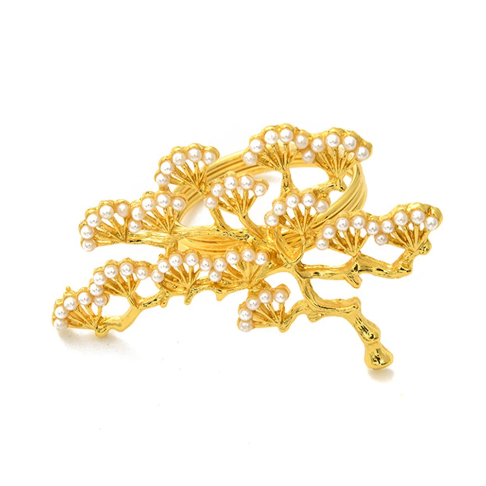 

European Style Napkin Ring Dinner Table Decoration Wedding Party Zinc Alloy Cute Golden Personality Durable Cloth Napkins