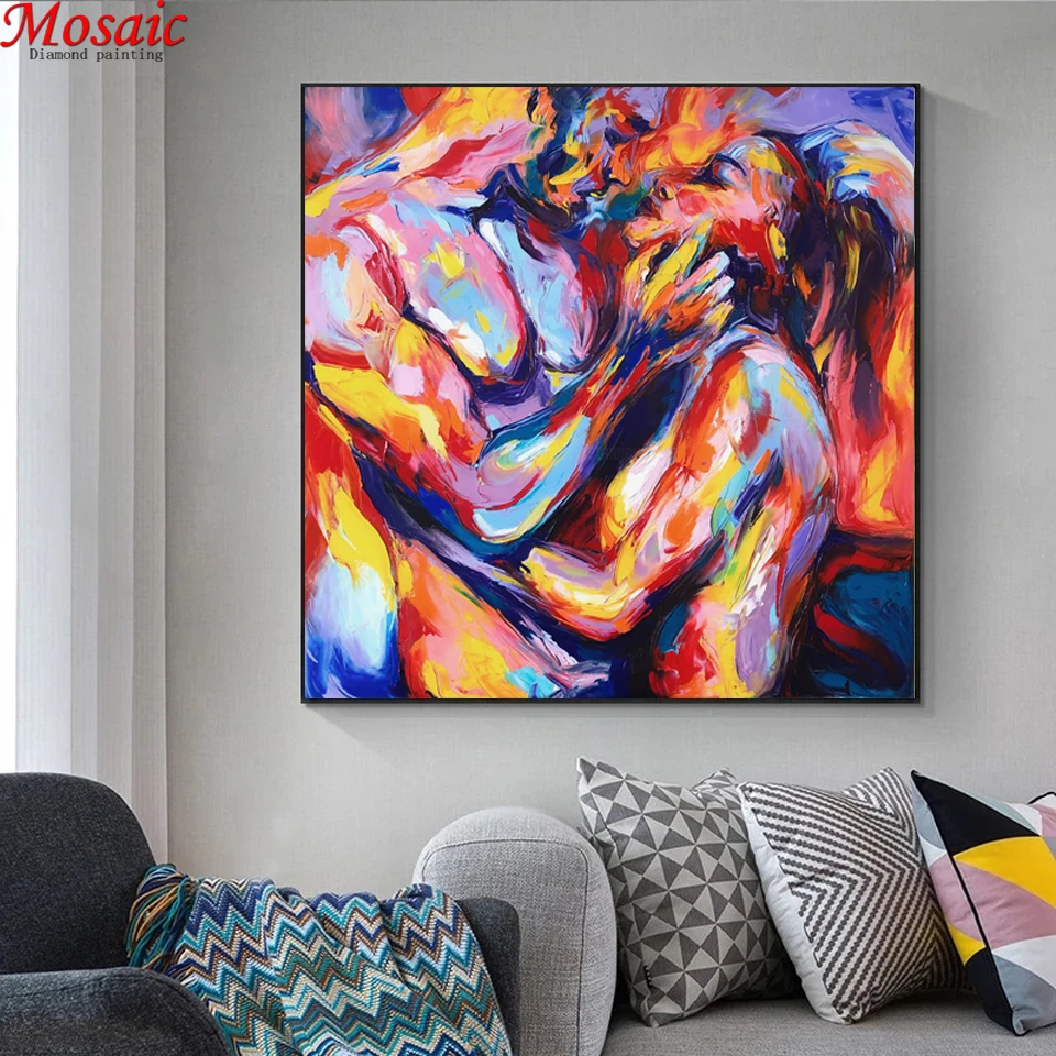 5D алмазная живопись сделай сам граффити сексуальная леди полная Алмазная