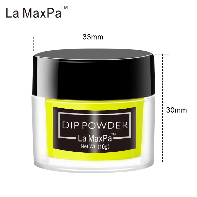 La MaxPa яркий неоновый окунающий порошок 10 грамм нет необходимости УФ светильник