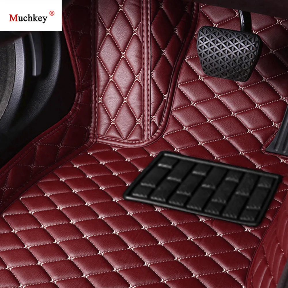 

Custom Car Floor Mats For Chevrolet Tahoe 2007 2008 2009 2010 2011 2012 2013 2014 Leather Carpet Mats Auto Parts（Right driving)