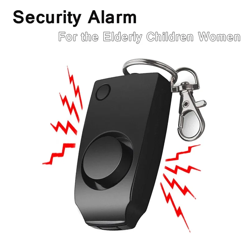 

Screaming Wolf Alarm Loud Keychain Emergency Self Defense Safety Protection Anti Rape 130DBI For Students Women Elderly