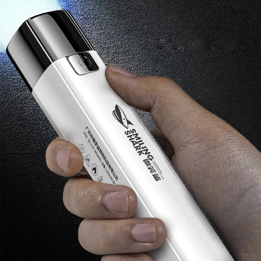 

Outdoor Mini Portable Flashlight Torch Lanterna Can Be Used As Power Bank For Phone With USB Cable With Battery Camping Too I6U4