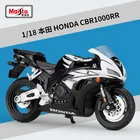 Новая модель мотоцикла Maisto в масштабе 1:18 HONDA CBR 1000RR, Игрушечная модель из сплава для внедорожного гоночного мотоцикла, мотоцикла с Африканским мотором, игрушки для