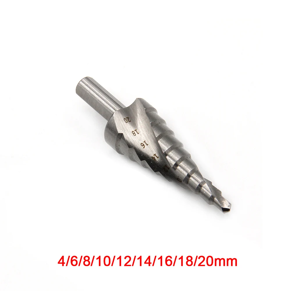 3 шт. набор быстрорежущих ступенчатых Сверл с канавкой конусное отверстие