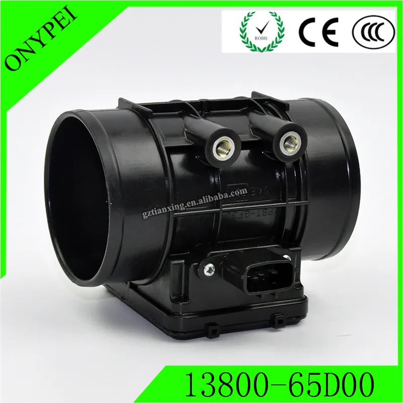 13800-65D00 E5T53171A Mass Air Flow Meter For Geo Tracker Chevrolet Suzuki X90 Sidekick Vitara Cabrio 1.6 16V 1380065D00 | Автомобили и