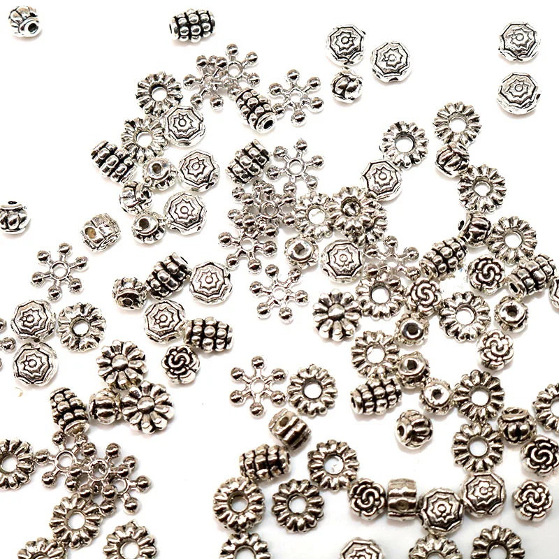 100 шт. разноцветные бусины-разделители | Украшения и аксессуары