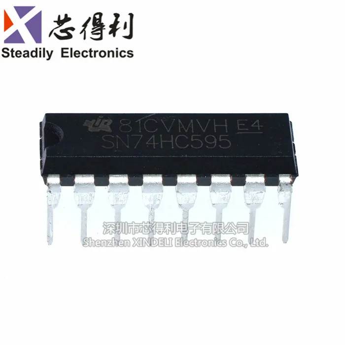 

10pcs/lot New 74HC595 74hc595n Sn74hc595n Dip-16 Logic-Shift Register
