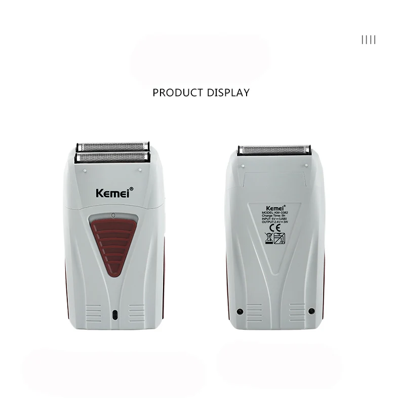 Kemei Парикмахерская бритвенный станок отделка электробритва для Для мужчин USB