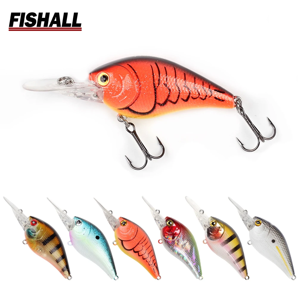 

LC1.5DD Crankbait Wobbler 60mm 12g Depth 2.0m Floating Crank Lure Bait for Bass Fishing with Long Lip Bill