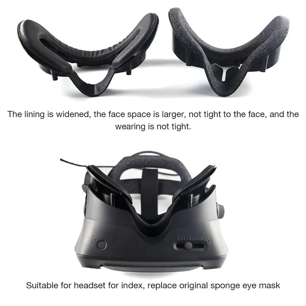 Irtual Reality VR очки дышащая VR маска для глаз очки для клапана индекс VR oft пена с эффектом памяти для лица сменная защита для глаз