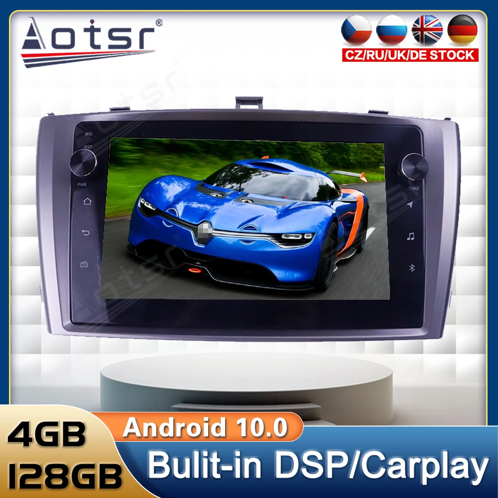 

Android 10.0 Car Radio For Toyota Avensis 3 2009 - 2015 Multimedia GPS Navigation Player Auto Stereo Head Unit No 2Din 2 Din DVD