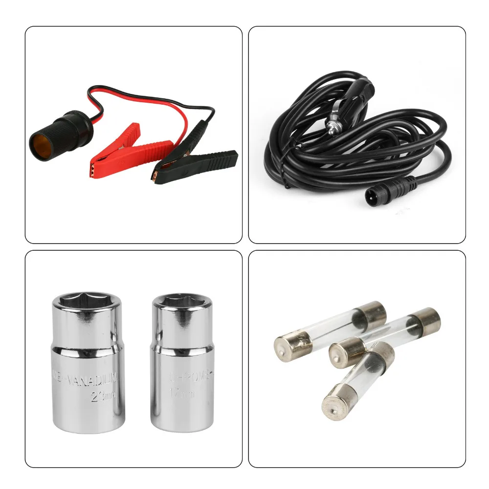 Автомобильный Электрический гайковерт ударный торцевой ключ 1/2 дюйма 12 В