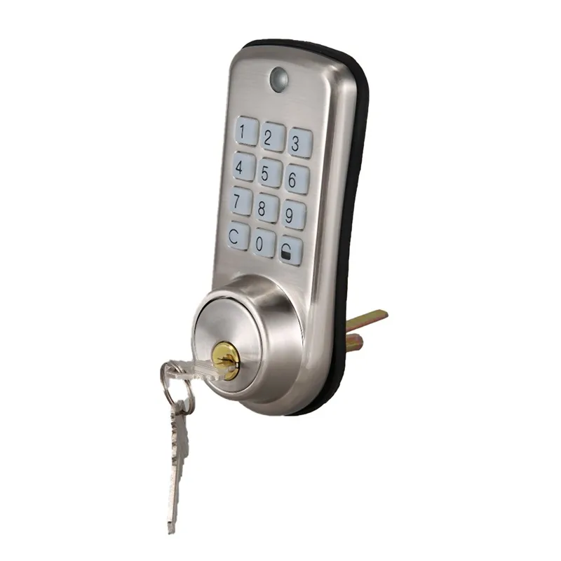 

Promotion! Cheap Smart Home Digital Door Lock, Waterproof Intelligent Keyless Password Pin Code Door Lock Electronic Deadbolt Lo