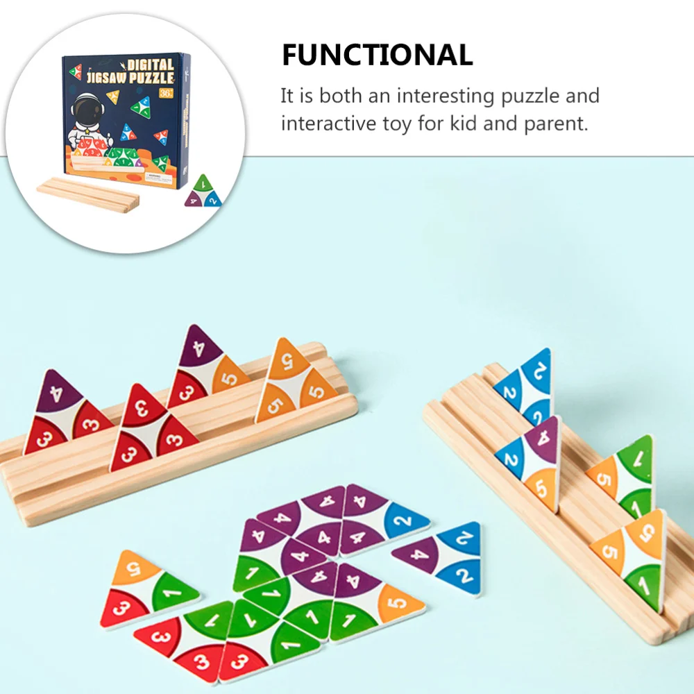 

1Pc Funny Puzzle Plaything Color Jigsaw Puzzle Game for Kids Children