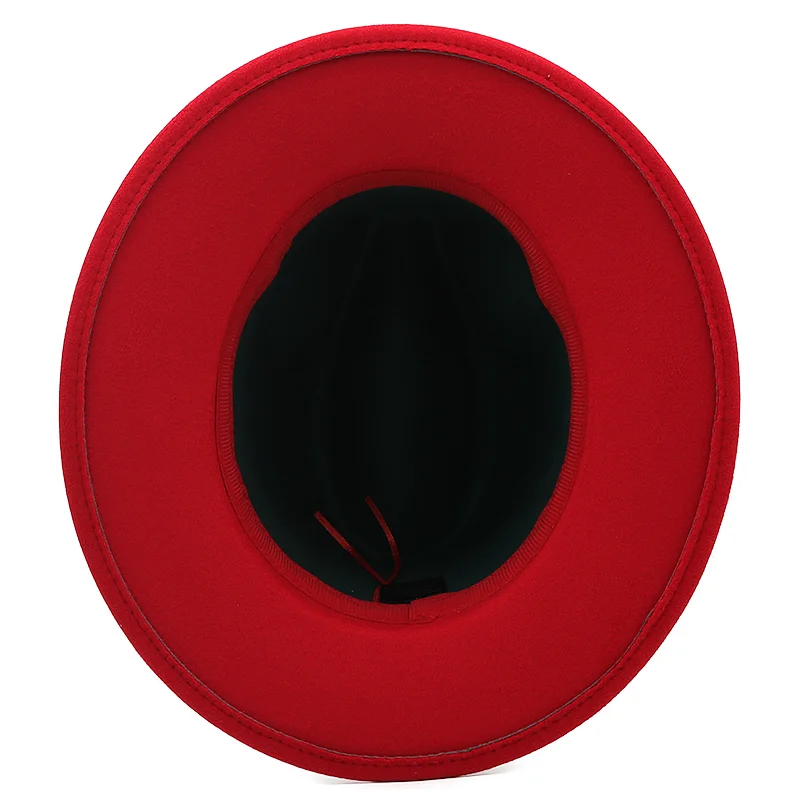 Фетровая шляпа-федора осенне-зимняя теплая шляпа с широкими полями 9 5 см |