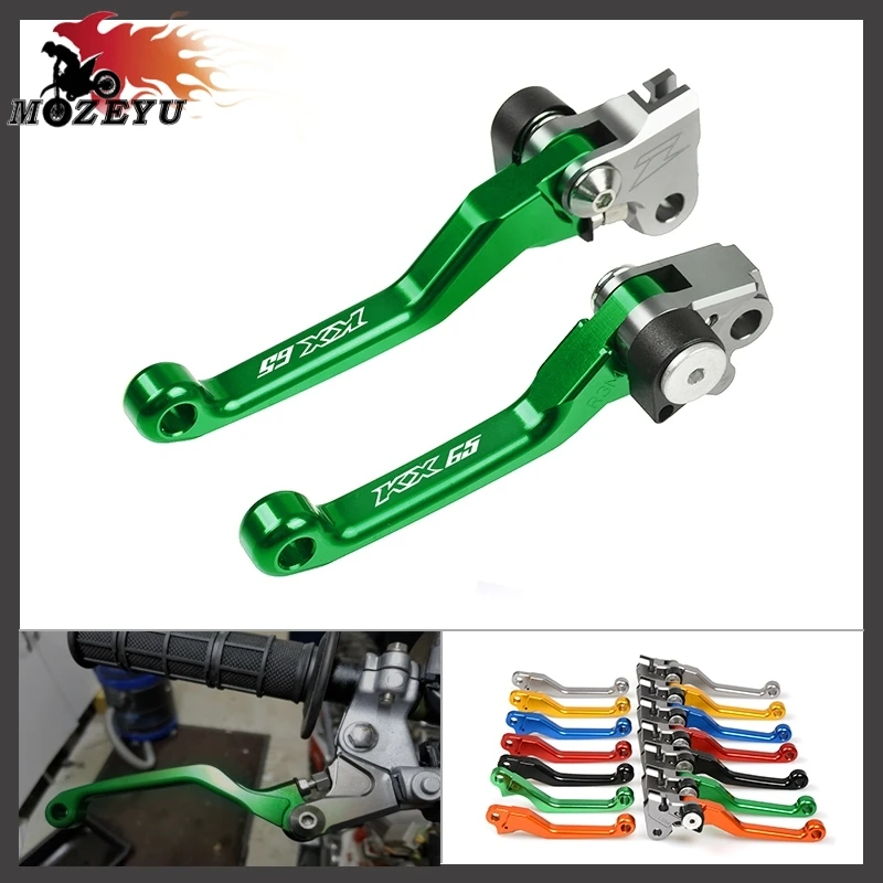CNC Dirt Bike FLEX Pivot тормозные рычаги сцепления для мотокросса мотоцикла KAWASAKI KX85 KX65 80 125