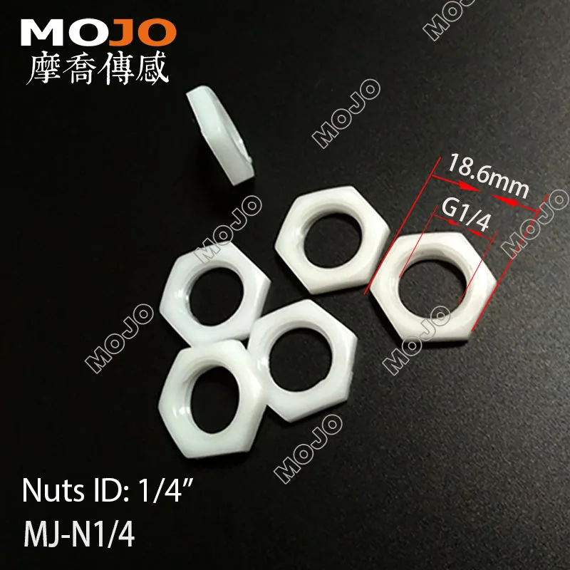 

2020 Free shipping MJ-N1/4 PE Nut(10pcs/lots)