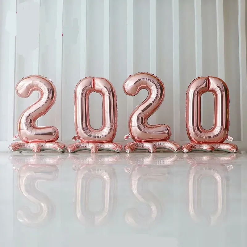 Номер воздушный шар стенд 2020 с новым годом День Рождения украшения для взрослых