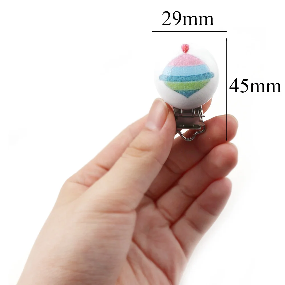 Недорогие деревянные держатели для соски пустышки в виде медведя 5 шт. с