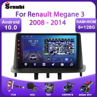 srnubi 9 android 10 car radio for renault megane 3 fluence 2008 2014 multimedia player 2 din navigation gps wifi stereo dvd