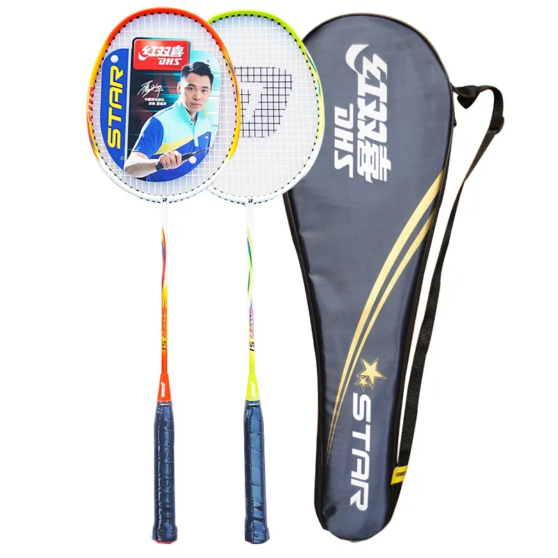 Пара ракеток для бадминтона DHS 2 комплекта мужчин и женщин тренировочная пара
