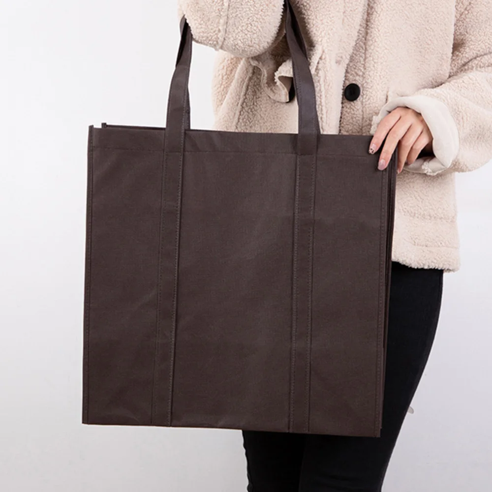 

25pcs Foldable Canvas Bags Reusable Grocery Tote Bags Portable Shopping Bags