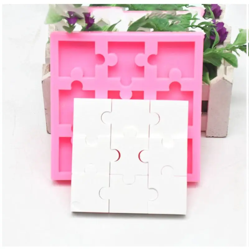 

Puzzle Piece Resin Mold Silicone Puzzle Crayons Maker Silicone Mold Art Crafts 203B