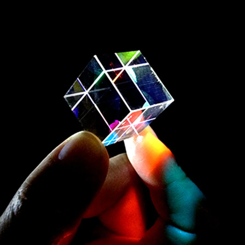 Оптическое стекло призма Rgb дисперсия Призма физический светильник спектр