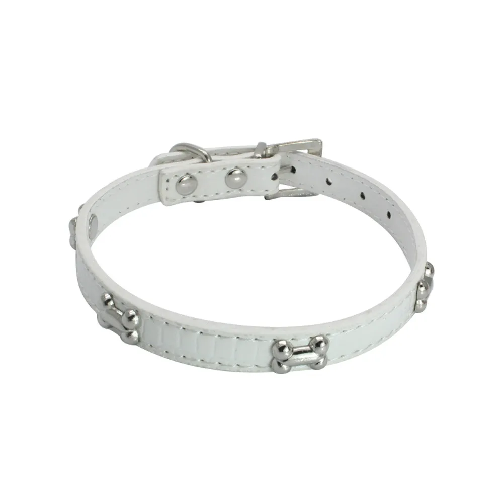 1 шт. изысканный ошейник для собак с регулируемой пряжкой металлические ошейники