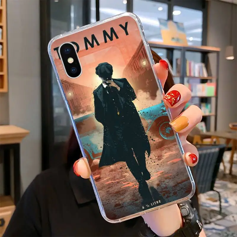 

Peaky Blinders Phone Case For Iphone 5 6 7 8 11 Plus XR X XS MAX SE2020 iPhone 11PRO Transparent Case
