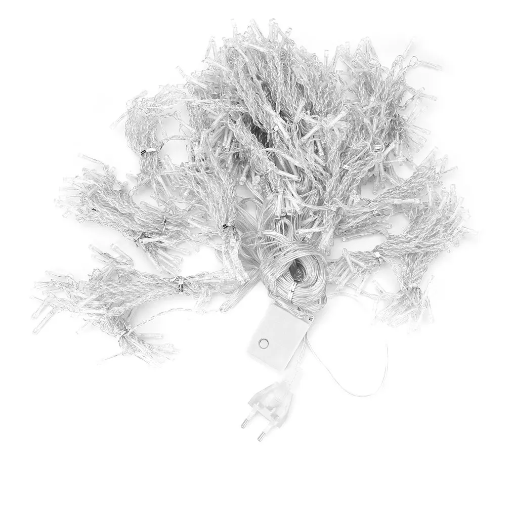 

6M X 3M 600LED 220V Christmas String Fairy Wedding Curtain Light 16 strings/set Five Light Colors for Choice